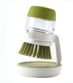 Soap-Dispensing Palm Scrubber | Press to Clean, No Mess